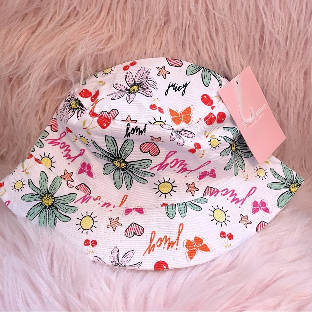 Juicy Couture floral bucket hat NWT